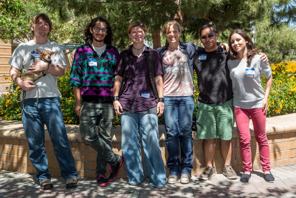 This is a picture of UCSB MAP Chapter Members posing for a picture at the Spring 2015 SoCal Regional Meeting at Irvine. Pictured from left to right: Corey McGrath, John Caravello, Sherri Lynn Conklin, Morgan Bennett Bigelow, Arnel Blake Batoon, Susanna Faulds. Daniel Story not pictured.