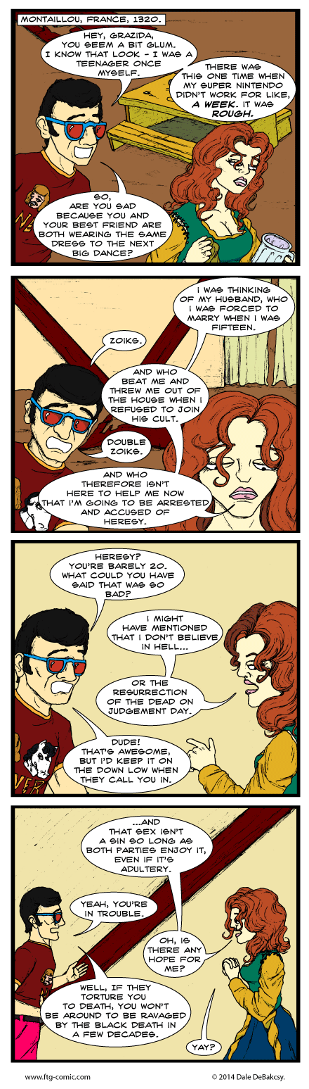 Dale's strip on Grazida Lizier. Click to see it full size.