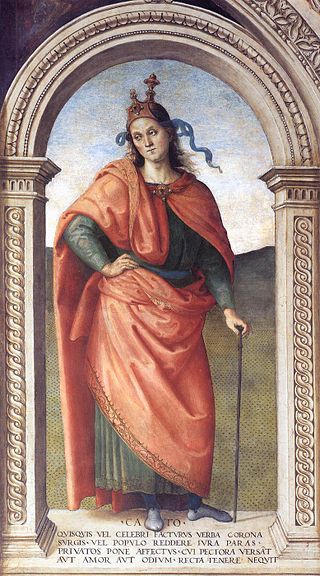 Pietro Perugino - Cato (Source: Wikimedia commons)