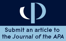Submit an article to the Journal of the APA