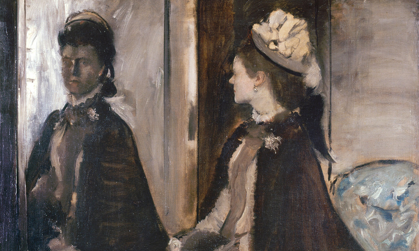 Madame Jeantaud au miroir by Edgar Degas