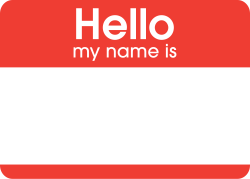 Image result for name tags stickers campaign