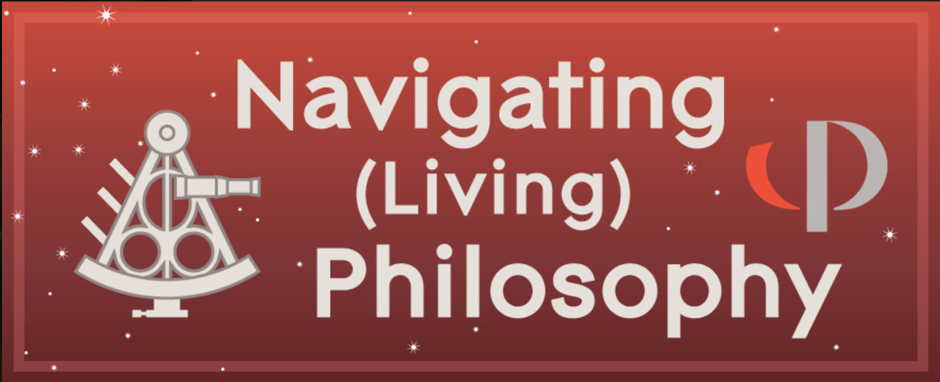 Navigating (Living) Philosophy series logo