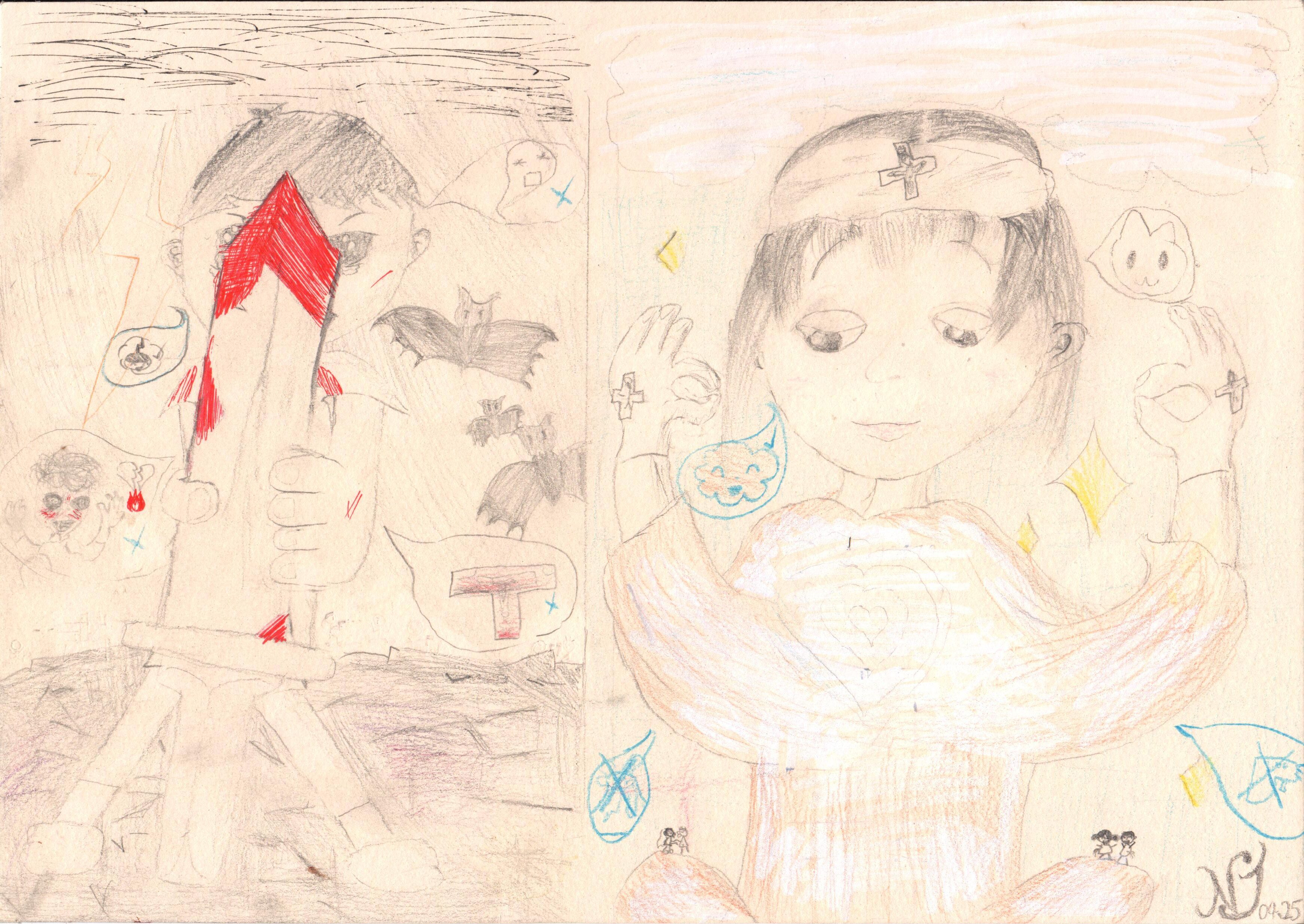 Drawing by NJ Untea, free to use by APA blog